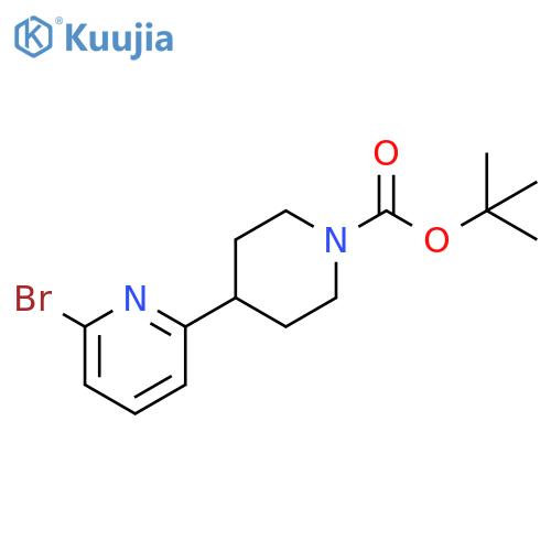 2-Bromo-6-(N-Boc-piperidin-4-yl)pyridine structure