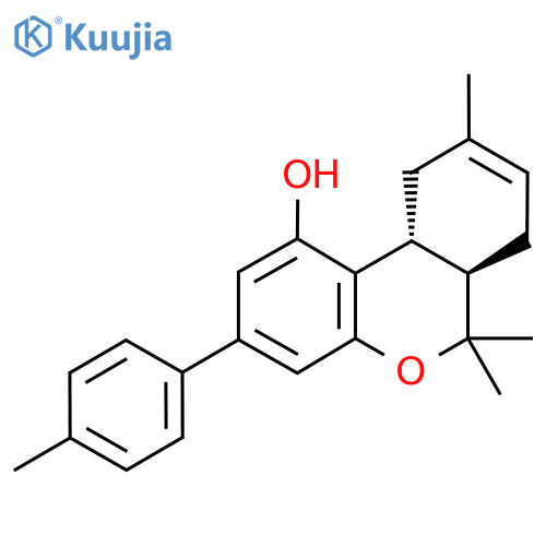 (6aR,10aR)-6,6,9-trimethyl-3-(4-methylphenyl)-6a,7,10,10a-tetrahydrobenzo[c]chromen-1-ol structure