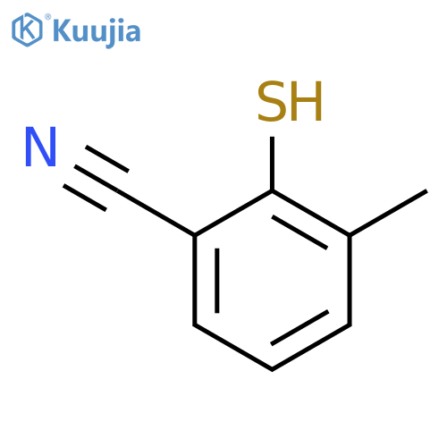 2-Mercapto-3-methylbenzonitrile structure