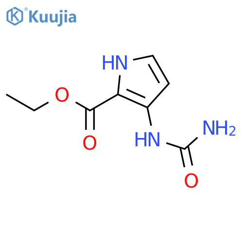 ETHYL 3-UREIDO-1H-PYRROLE-2-CARBOXYLATE structure