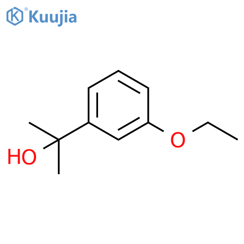 2-(3-ethoxyphenyl)propan-2-ol structure