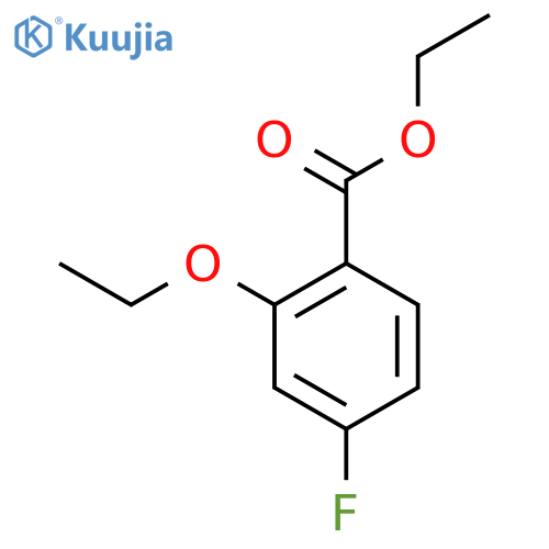 Benzoic acid, 2-ethoxy-4-fluoro-, ethyl ester structure