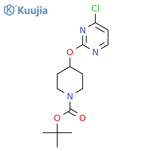Tert-Butyl 4-((4-chloropyrimidin-2-yl)oxy)piperidine-1-carboxylate structure