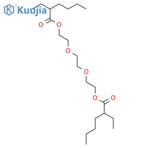 Tri(ethylenglycol)bis-2-ethylhexanoate structure