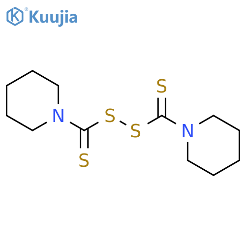 Dicyclopentamethylenethiuram Disulfide structure