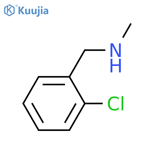 (2-chlorophenyl)methyl(methyl)amine structure