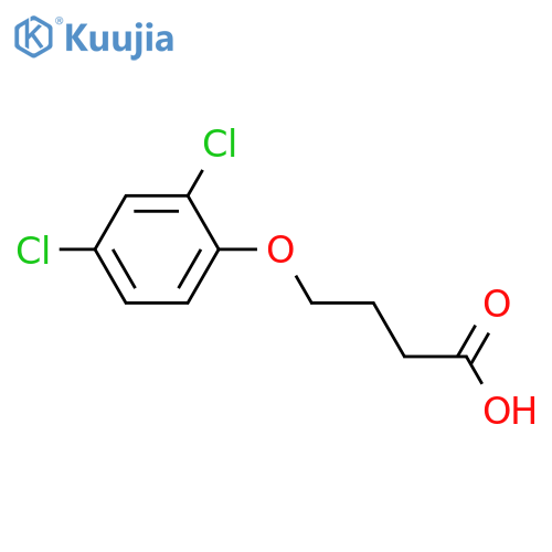 4-(2,4-Dichlorophenoxy)butanoic acid structure