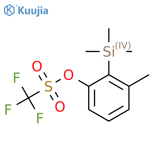 3-Methyl-2-(trimethylsilyl)phenyl 1,1,1-trifluoromethanesulfonate structure
