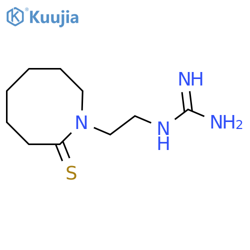 Guanidine,N-[2-(hexahydro-2-thioxo-1(2H)-azocinyl)ethyl]- structure