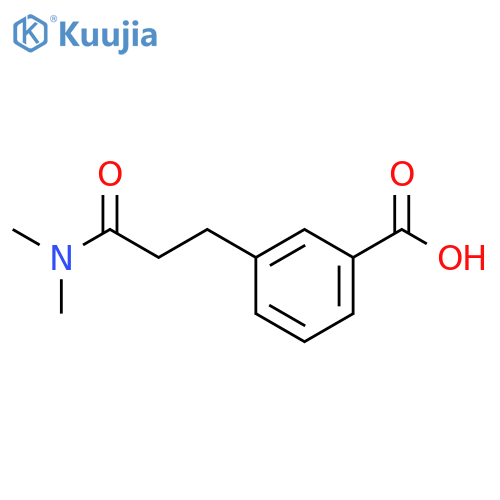 3-(3-(dimethylamino)-3-oxopropyl)benzoic acid structure