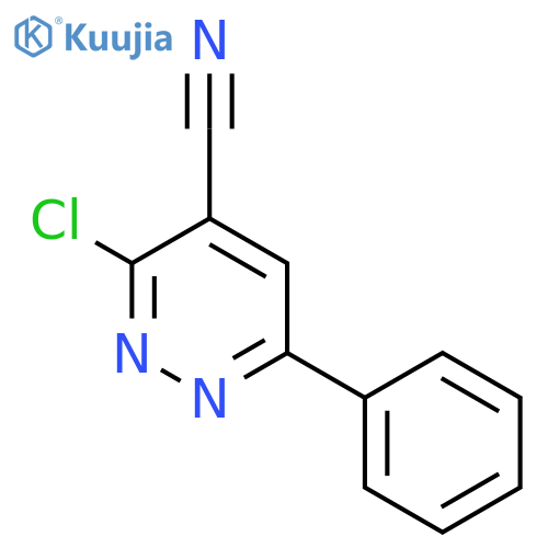 3-Chloro-6-phenyl-pyridazine-4-carbonitrile structure