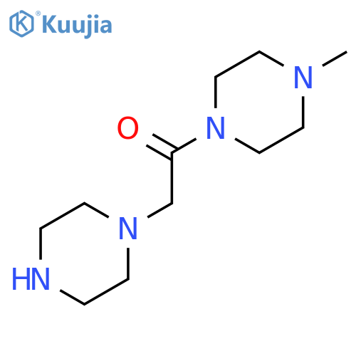 1-Methyl-4-(piperazin-1-ylacetyl)piperazine structure