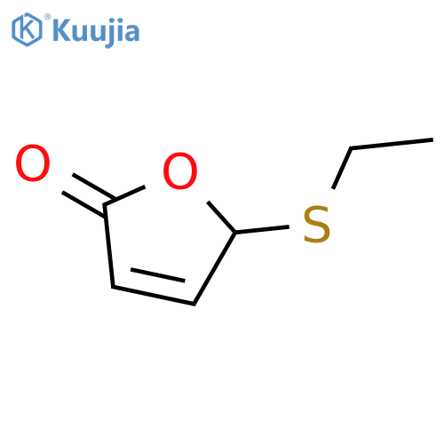 2(5H)-Furanone, 5-(ethylthio)- structure
