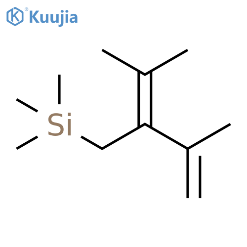Silane, trimethyl[3-methyl-2-(1-methylethenyl)-2-butenyl]- structure