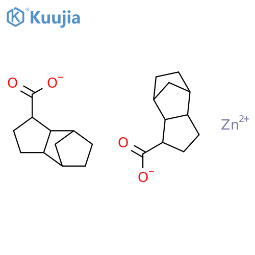 4,7-Methano-1H-indenecarboxylicacid, octahydro-, zinc salt (9CI) structure