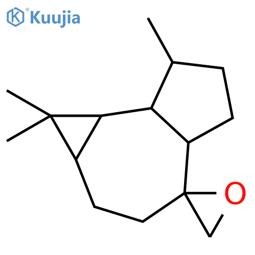 Spiro[4H-cycloprop[e]azulene-4,2'-oxirane],decahydro-1,1,7-trimethyl- structure