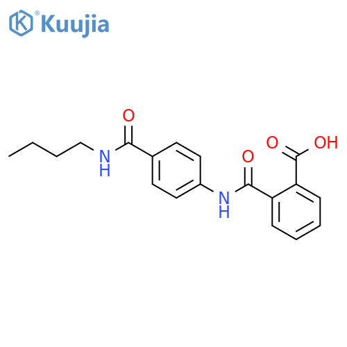 2-({4-(Butylamino)carbonylanilino}carbonyl)-benzoic Acid structure