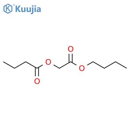Butanoic acid,2-butoxy-2-oxoethyl ester structure