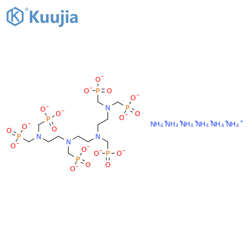 Phosphonic acid,[1,2-ethanediylbis[[(phosphonomethyl)imino]-2,1-ethanediylnitrilobis(methylene)]]tetrakis-,hexaammonium salt (9CI) structure