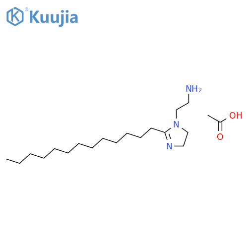 4,5-Dihydro-2-tridecyl-1H-imidazole-1-ethylamine monoacetate structure