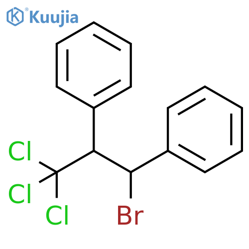 Bibenzyl, α-bromo-α'-(trichloromethyl)- (7CI) structure