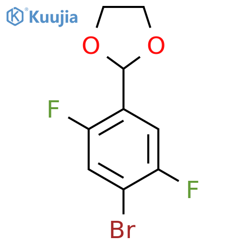 2-(4-Bromo-2,5-difluorophenyl)-1,3-dioxolane structure