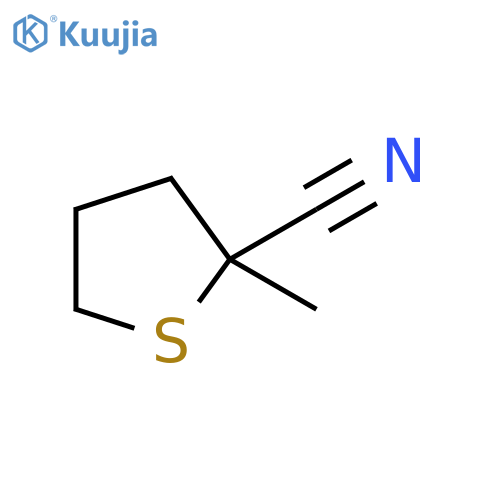2-methylthiolane-2-carbonitrile structure