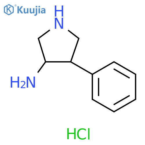4-Phenylpyrrolidin-3-amine dihydrochloride structure