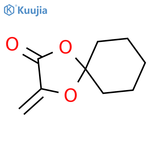 1,4-Dioxaspiro[4.5]decan-2-one, 3-methylene- structure