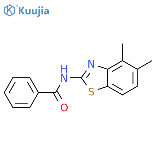 N-(4,5-dimethyl-1,3-benzothiazol-2-yl)benzamide structure