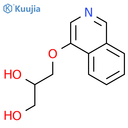 1,2-Propanediol, 3-(4-isoquinolinyloxy)- structure