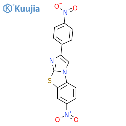 7-NITRO-2-(4-NITROPHENYL)IMIDAZO[2,1-B]BENZOTHIAZOLE structure