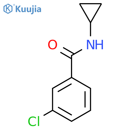 3-chloro-N-cyclopropylbenzamide structure