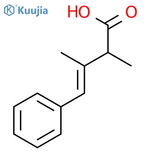 2,3-dimethyl-4-phenylbut-3-enoic acid structure