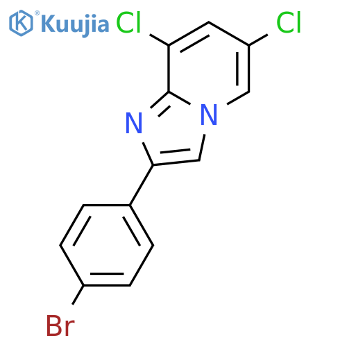 2-(4-Bromophenyl)-6,8-dichloroimidazo[1,2-a]pyridine structure