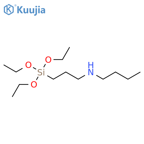 [3-(Butylamino)propyl]triethoxysilane structure