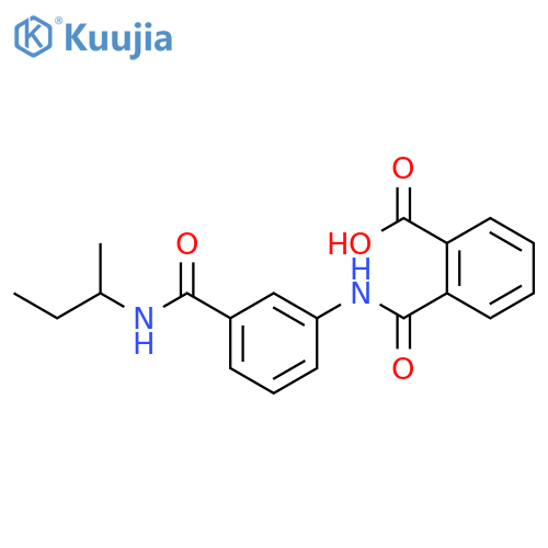 2-({3-(sec-Butylamino)carbonylanilino}carbonyl)-benzoic Acid structure