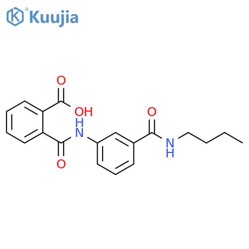 2-({3-(Butylamino)carbonylanilino}carbonyl)-benzoic Acid structure