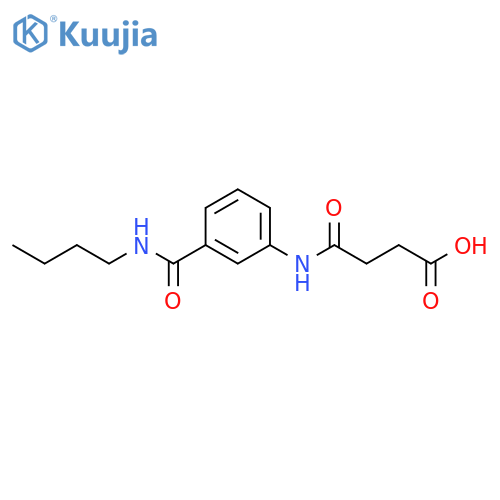 4-{3-(Butylamino)carbonylanilino}-4-oxobutanoicacid structure