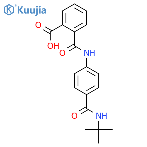 2-({4-(tert-Butylamino)carbonylanilino}carbonyl)benzoic Acid structure