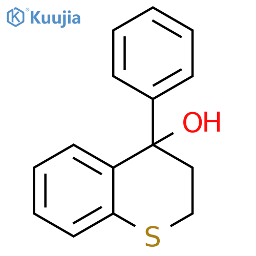2H-1-Benzothiopyran-4-ol, 3,4-dihydro-4-phenyl- structure