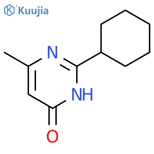 2-Cyclohexyl-6-methyl-3,4-dihydropyrimidin-4-one structure