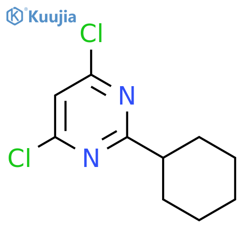 4,6-Dichloro-2-cyclohexylpyrimidine structure
