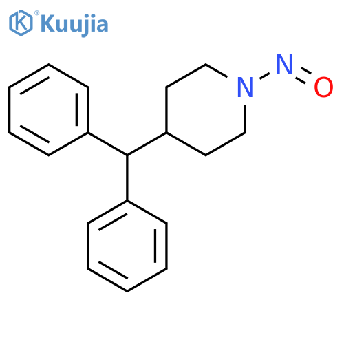 4-(Diphenylmethyl)-1-nitrosopiperidine structure