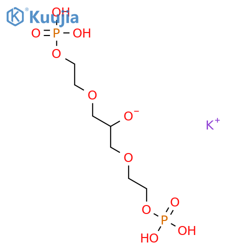 2-Propanol,1,3-bis[2-(phosphonooxy)ethoxy]-, potassium salt (1:?) structure