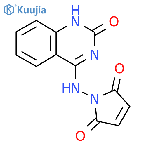 1-(2-oxo-2,3-dihydroquinazolin-4-yl)amino-2,5-dihydro-1H-pyrrole-2,5-dione structure