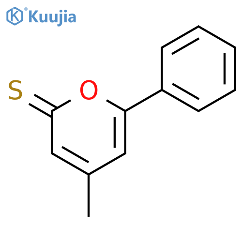 2H-Pyran-2-thione, 4-methyl-6-phenyl- structure