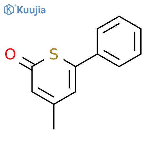 2H-Thiopyran-2-one, 4-methyl-6-phenyl- structure