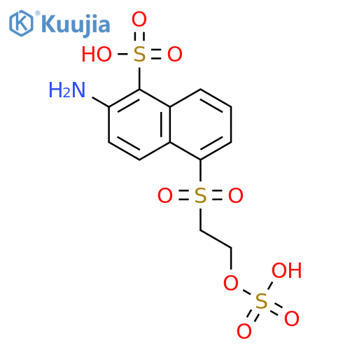 1-Naphthalenesulfonic acid, 2-amino-5-[[2-(sulfooxy)ethyl]sulfonyl]- structure