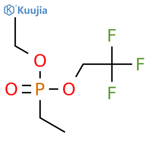 Phosphonic acid, ethyl-, ethyl 2,2,2-trifluoroethyl ester structure